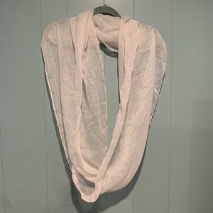 White Sheer Scarf